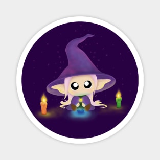 Cute Haltija Witch (Sleepy Forest Creatures) Magnet